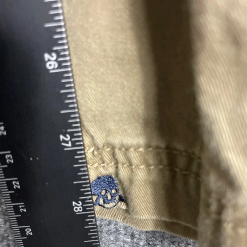 The Children's Place Boys Size 14 Skull Print Khaki‎ Pants Casual